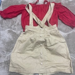 UNIQLO その他 美品あり 14着(トップス13着、スカート1着100cm)の画像