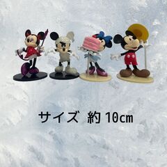 ディズニーキャラクターズ　ミッキー ＆ ミニー フィギュア4体セット   S_051の画像