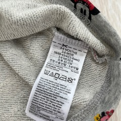 美品　60サイズ　GAP✖️Disney 長袖ワンピース(インナーパンツ付)の画像