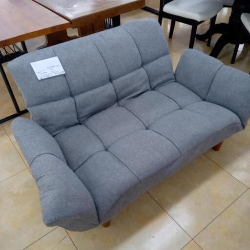 ★ジモティ割あり★  ソファ グレー H60×D60×W130 クリーニング済み OJ8190