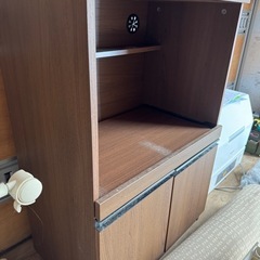 【現状渡し】キッチンワゴン　キャビネット　キッチンボードの画像