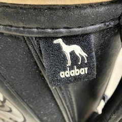 ☆値下げ☆W2502-856 adabat キャディバッグ ゴルフバッグ キズ汚れ有りの画像
