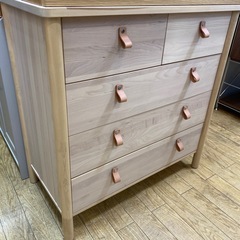 6/3値下げしました🌳北欧🌳IKEA BJORKSNAS 4段チェスト 引き出し 衣類収納 子供部屋🧸美品⭐️ソフトクロージング　イケア ビョルクスネース  バーチ クラシック 無垢材製NO.1898F　 の画像
