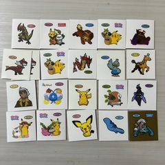 ポケモン　デコキャラシール　２１枚