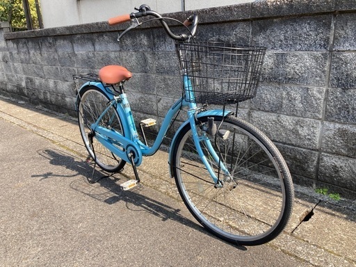 26インチ自転車】変速なし ダイニチ製 前後タイヤ新品❗️若林自転車