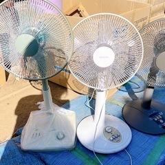 夏に向けて 扇風機3台セット 送風機1台