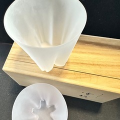 桜のグラス未使用【雪桜・ピンク】木箱入りの画像