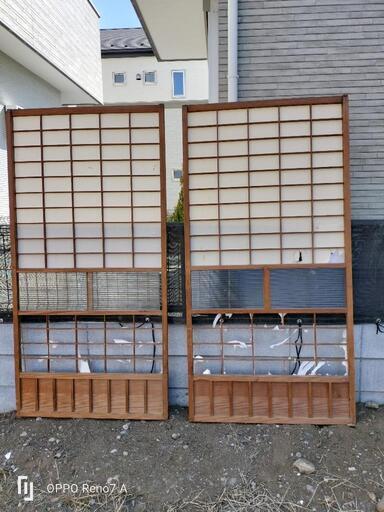 【値下げ】建具、障子戸アンティーク