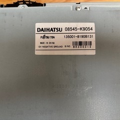 ダイハツ　純正　メモリーナビ　NSCT-W60の画像