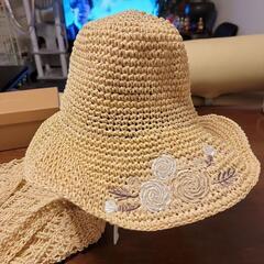 新品未使用 ナチュラルな帽子 バッグ  サンダルの3点セット