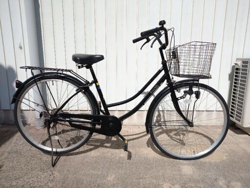 出雲市 美品 自転車 ママチャリ 通学用 26インチ 人気の黒 通勤用 格安