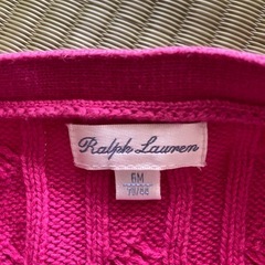 ラルフローレンカーディガンの画像