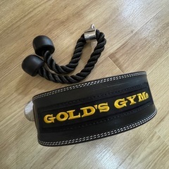 GOLDGYMベルト&トライセップロープ
