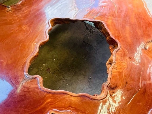 ✅ローテーブル　木製　輪切り✅
