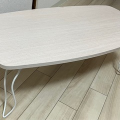 【決定しました】折りたたみテーブル　猫脚