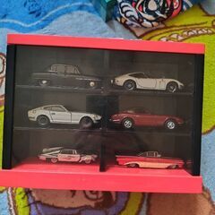 ミニカー6台　トミカケースセット