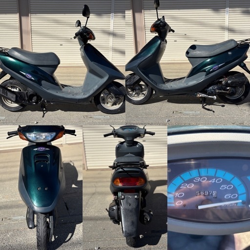 ⭐️タクト快速2スト⭐️タイヤ・バッテリー・プラグ・エアフィルターなどなど新品交換み⭐️キャブオーバーホールで快調⭐️50cc原付スクーター⭐️