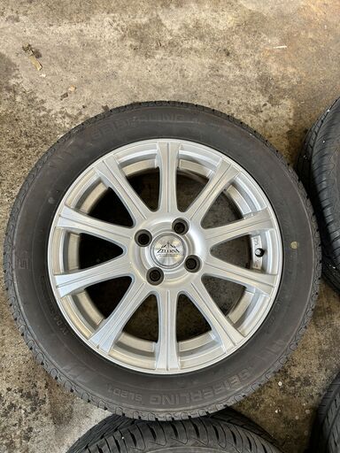 【格安】185/55R15　セイバーリング（ブリヂストン製（BRIDGESTONE）） 2023年製　ZELERNAホイール 4本