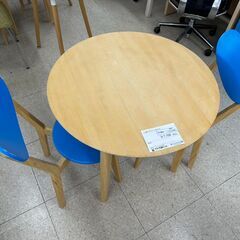 ★ジモティ割あり★  ２人掛けダイニングセット ライトブラウン/...
