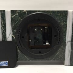 □ SEIKO 置時計 蛇紋石 一部 大理石 QZ884M クォーツ 時計 セイコー 中古品 (NF250227)432-187の画像