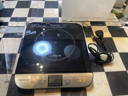 【リサイクルサービス八光】2020年製　パナソニック　卓上IH調理器 ブラック KZ-PH33-K [1口 /100V]