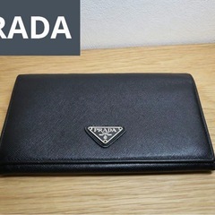 最終値下✨PRADA プラダ/サフィアーノレザー フラップ長財布...