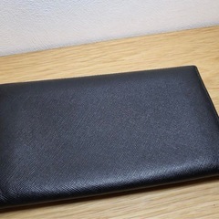 最終値下✨PRADA プラダ/サフィアーノレザー フラップ長財布 BLACKの画像