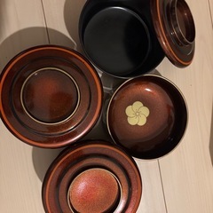 【新品未使用】漆器 お椀セット