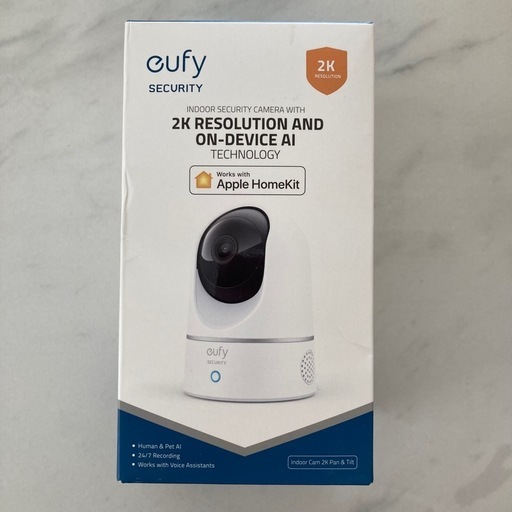 Anker Eufy IndoorCam 2K Pan \u0026 Tilt 見守りカメラ ベビーモニター　ペットカメラ　アレクサ連携