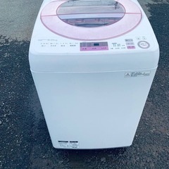 🌸シャープ　全自動電気洗濯機　ES-GV8A-P