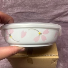 ノンラップ花がすみ三ツ仕切鉢/0円/未使用品の画像