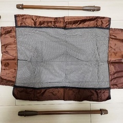美品　ベビーガード　西松屋スマートエンジェル　シンプルフェンスS ブラウンの画像