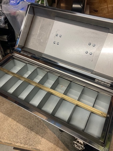 値下げ　手作り　ステンレス工具箱