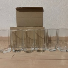【新品未使用】コップ 6個セット ガラス グラス