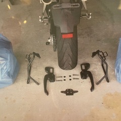 バイク　サイドバック取り付けステーの画像