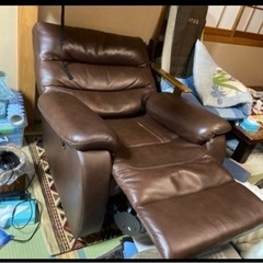 ニトリ電動リクライニング家具 ソファ 1人用ソファの画像