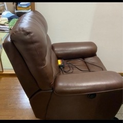 ニトリ電動リクライニング家具 ソファ 1人用ソファの画像