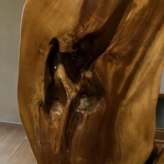 天然木の衝立の画像