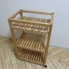 【廃盤品】IKEA　モルゲル　MOLGER キッチンワゴンの画像