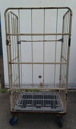 【商談中】中古カゴ台車　W850×D650×H1700㎜　K127