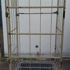 中古カゴ台車　W850×D650×H1700㎜　K127の画像