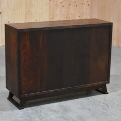 ≪zyt1937ジ≫ 松本民芸家具 90型 茶タンス 幅106.5cm 在銘/辰 茶箪笥/サイドボード/和モダン/古家具/レトロ/ヴィンテージ/中古家具/宮城県仙台市 70213-15の画像