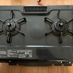 【お渡し先決定】LPガスコンロ　パロマ　二口コンロ