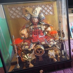 　久月　五月人形　端午の節句　兜飾り　ガラスケース入り　節句の画像