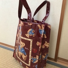 クマ　ビニールコーティングバッグの画像