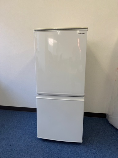 冷蔵庫　SHARP SJ-C14E-W 2019年製