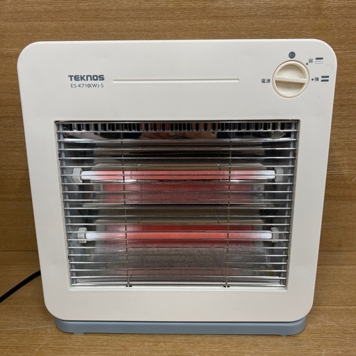 k5【TEKNOS 電気ストーブ 】ES-K710 (W) -S