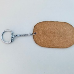 革製ハムスターのキーホルダー の画像