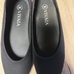 VIVAIA レディース 黒 フラットパンプス 38.5