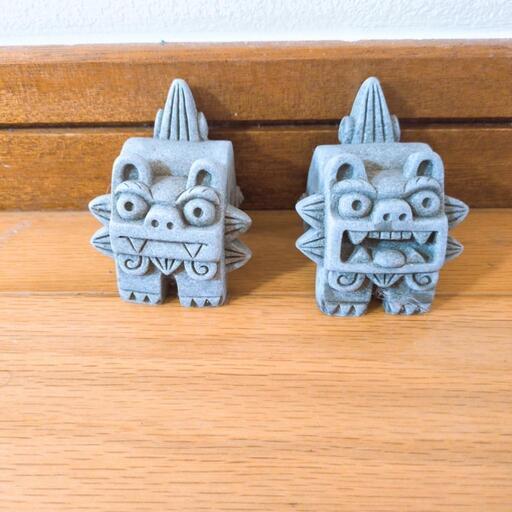 沖縄☆魔除け　シーサー　2体セット　ミニ♪